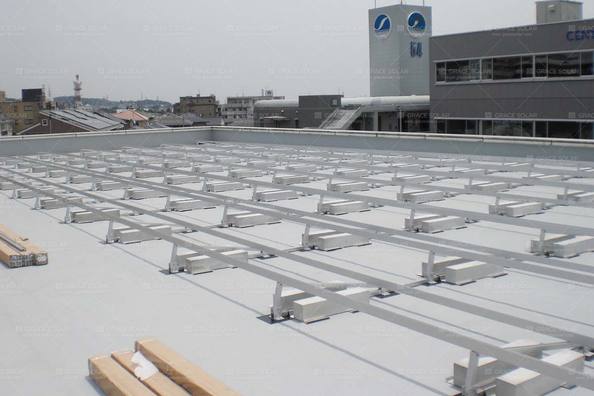 Solar Flat Roof PV Mounting System-