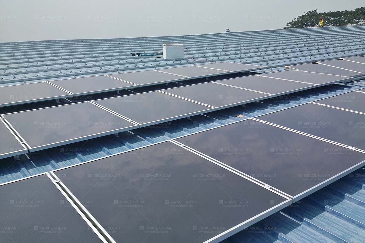 l feet trapezoid pitched roof mounting system