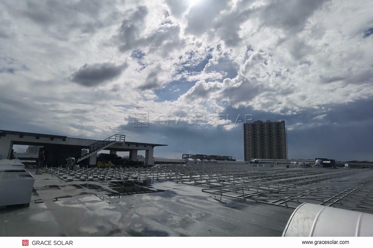 Instalación-Riel-Mini-Grace-Solar-Techo-Metálico-México