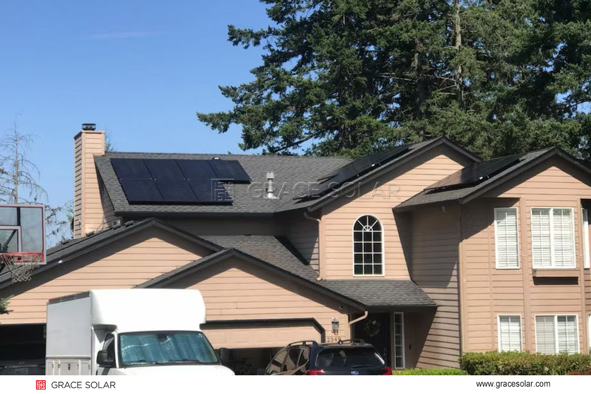 Grace Solar BIPV System on Commercial Roof Withstanding Hurricane Simulation