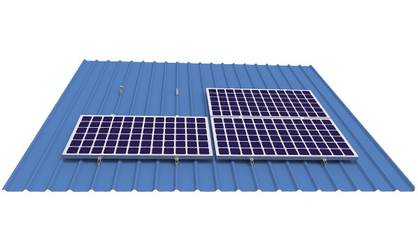 Grace Solar Mini Rail for Trapezoidal Tin Roof - Metal Mount