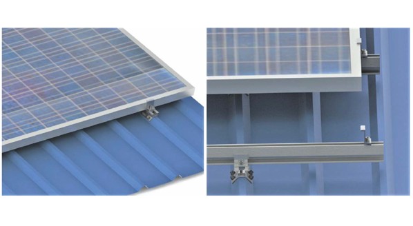 Grace Solar Trapezoidal Tin Roof Clamp | Metal Roof Solar Mount