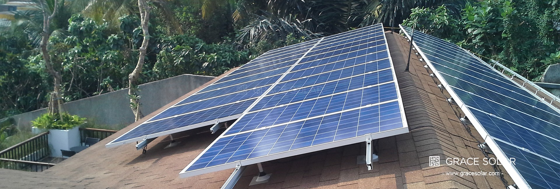 Grace Solar Waterproof Solar Roof Mounting System | Commercial Flat ...