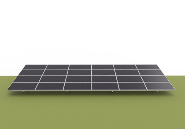 Grace Solar Double Column Ground Mount System - Heavy Duty Solutions